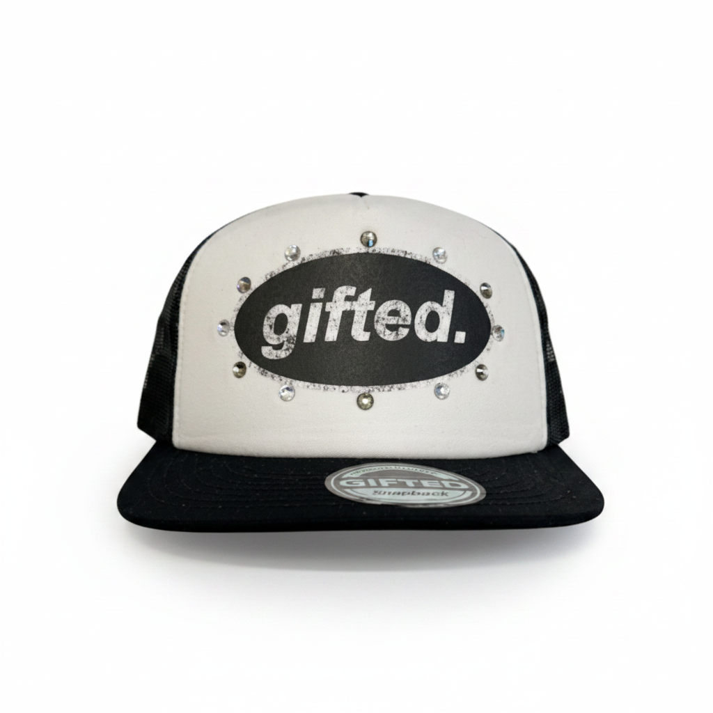 (WHT&BLK) GIFTED Snapback