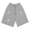 Grey and Pink Triple G Shorts