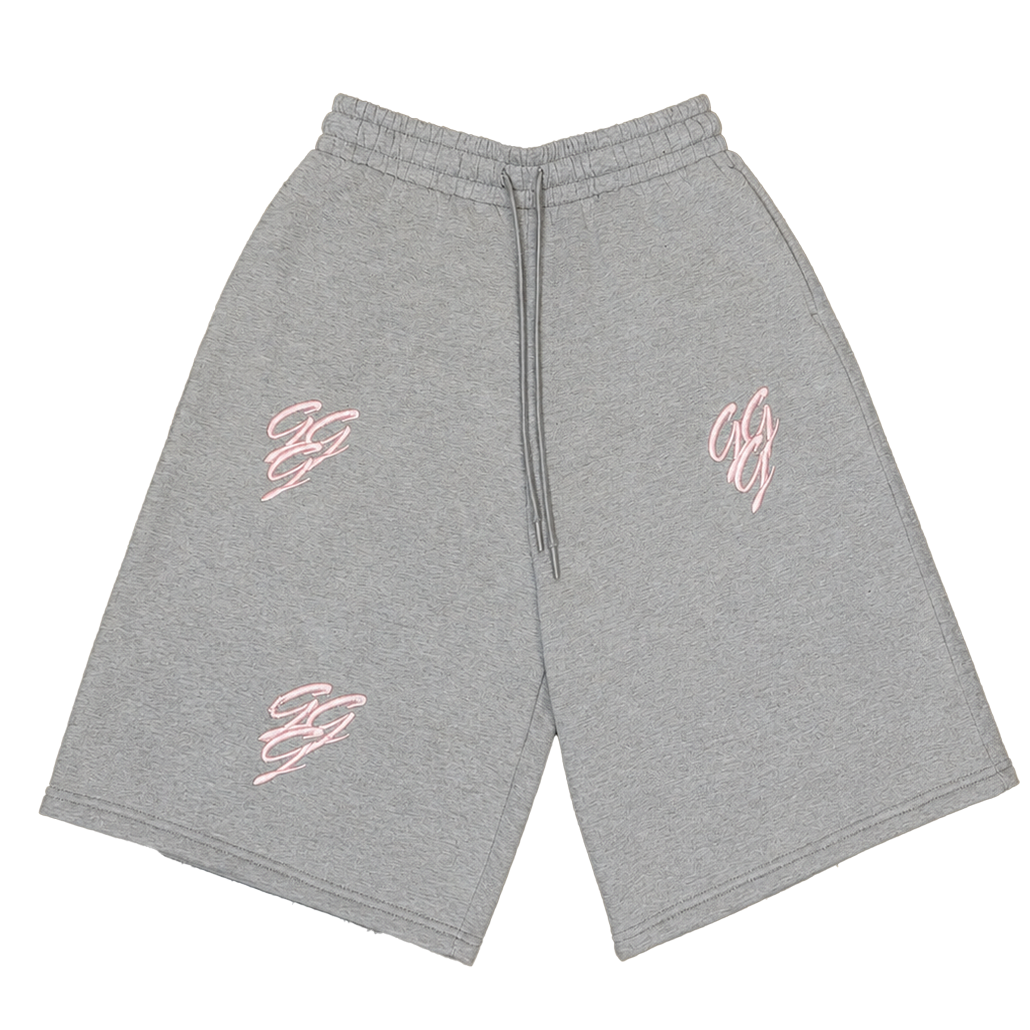 Grey and Pink Triple G Shorts
