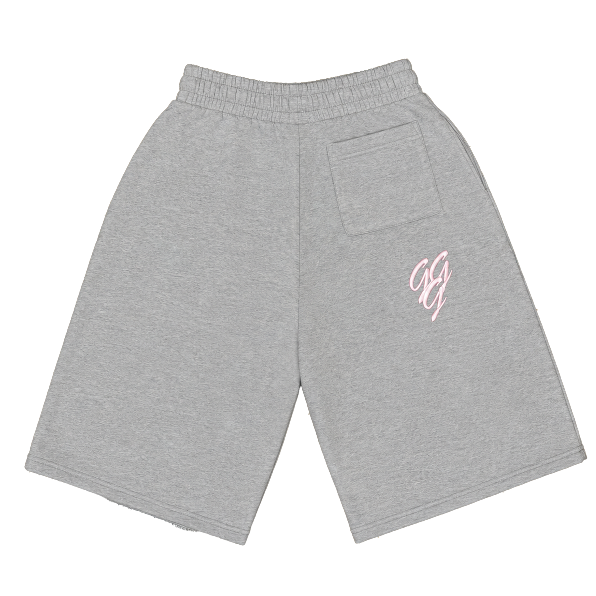 Grey and Pink Triple G Shorts