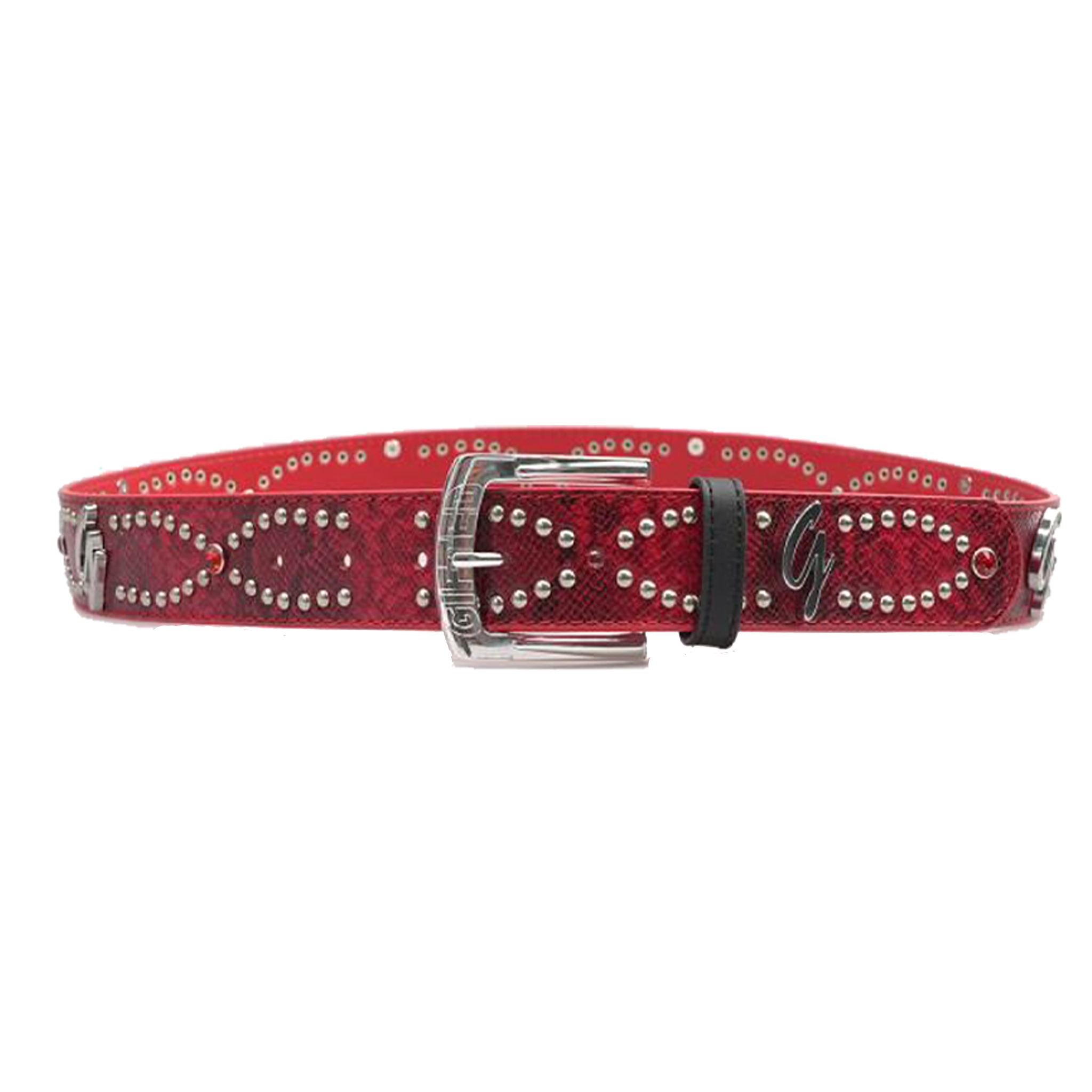 GIFTED Red Snakeskin Belt